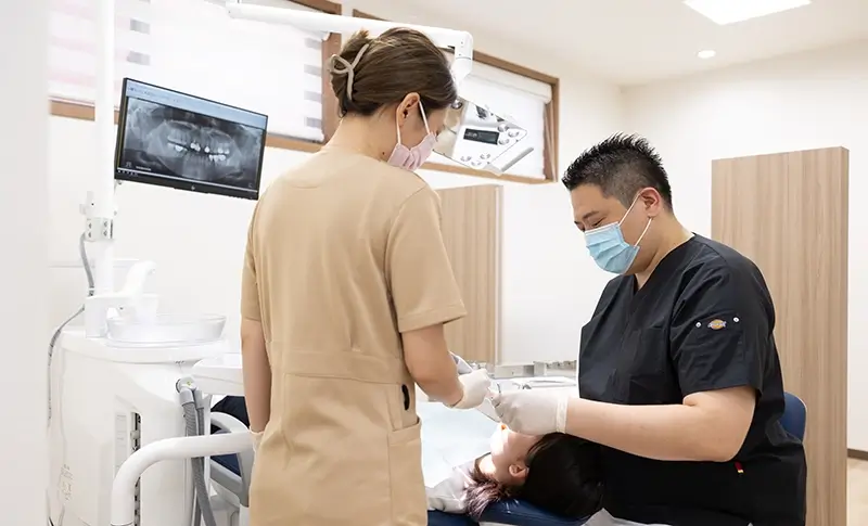 銀歯の除去・型取り